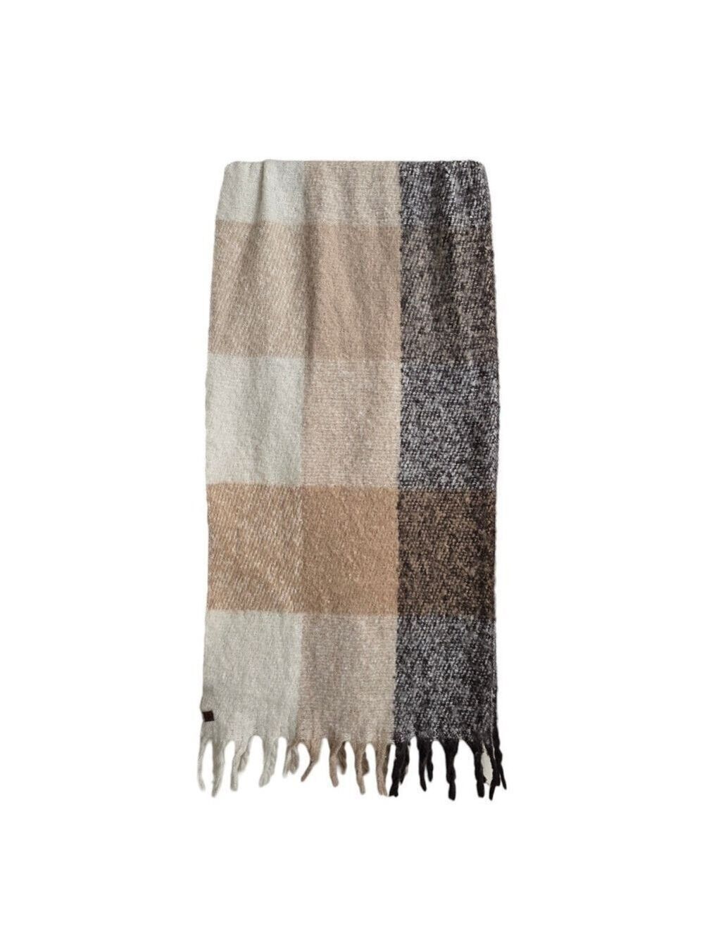 Lucky Brand Recycled Colorblock Blanket Scarf